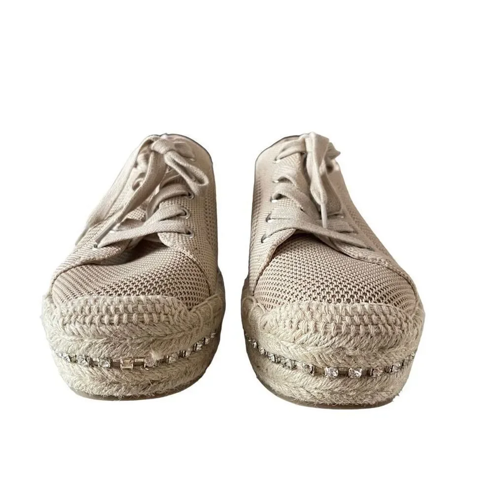 Chelsea & Violet Vitna Flatform Espadrilles Shoes 7